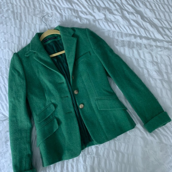 Pristine vintage Ralph Lauren Blue Label green blazer - Picture 8 of 8